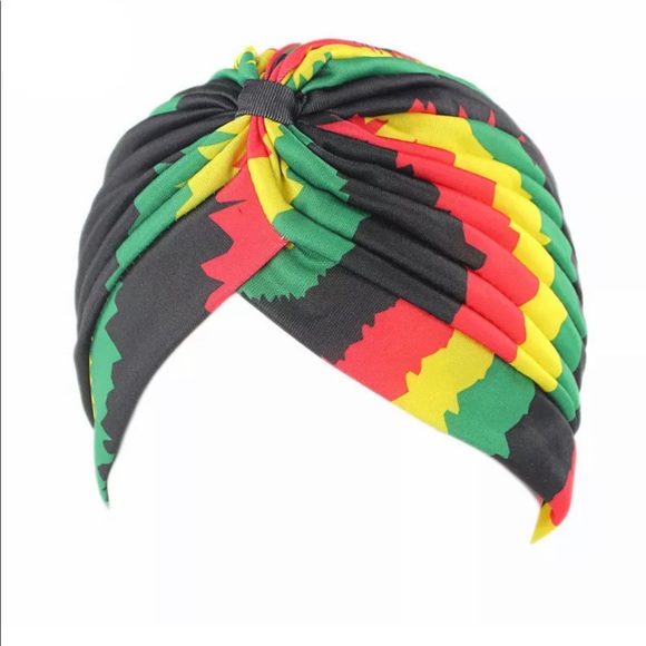 WomenTurbanHijabCap Wrap Stretch Hat - Picture 5 of 9